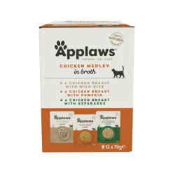 Applaws Kana lajitelma 12 x 70g annospussi säästöpakkaus