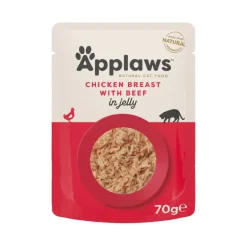 Applaws Kana & Nauta hyytelössä 70g kissan märkäruoka