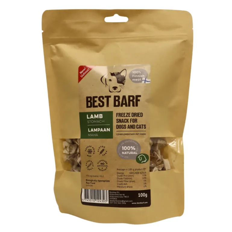 Best Barf Lampaan maha 100 g pakastekuivattu