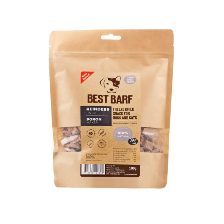Best Barf Poron maksa 100 g pakastekuivattu