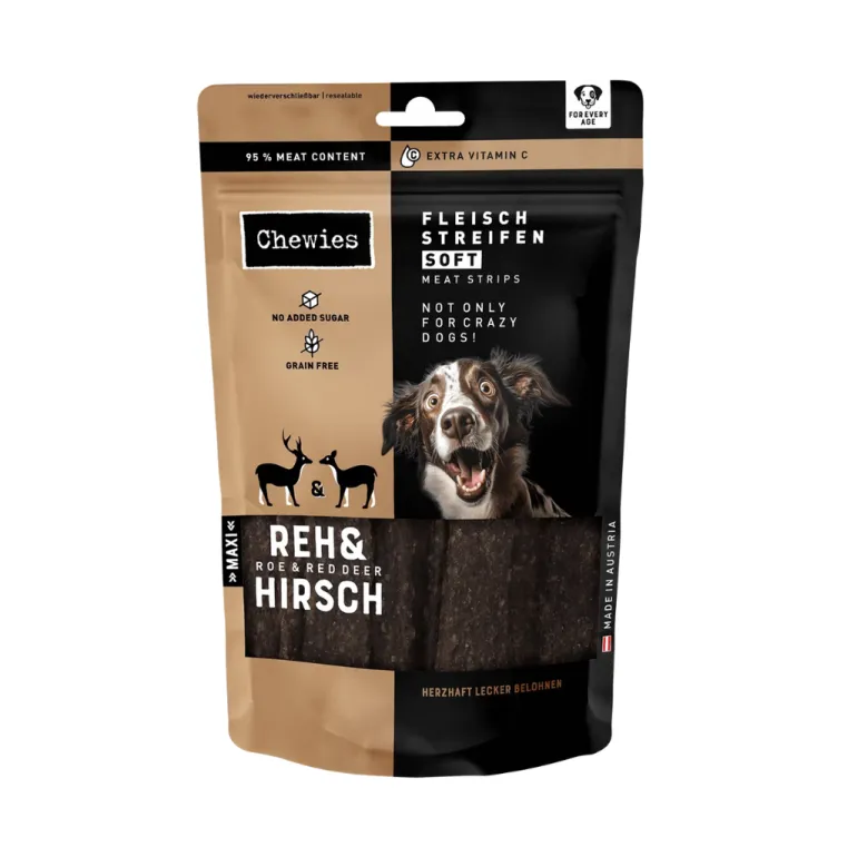 Chewies lihasuikale Soft maxi kauris & saksanhirvi 150 g