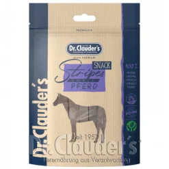 Dr.Clauder's Dog Snack Stripes Hevonen 80 g koiran makupalasuikaleet
