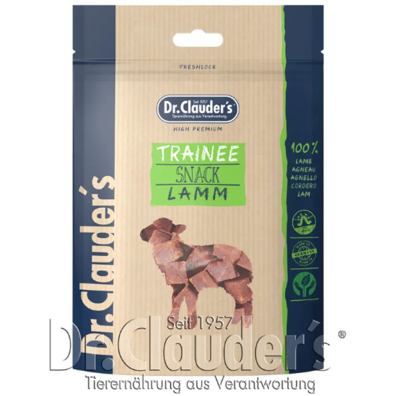 Dr.Clauder's Trainee Snack Lammas 80 g koiran makupala