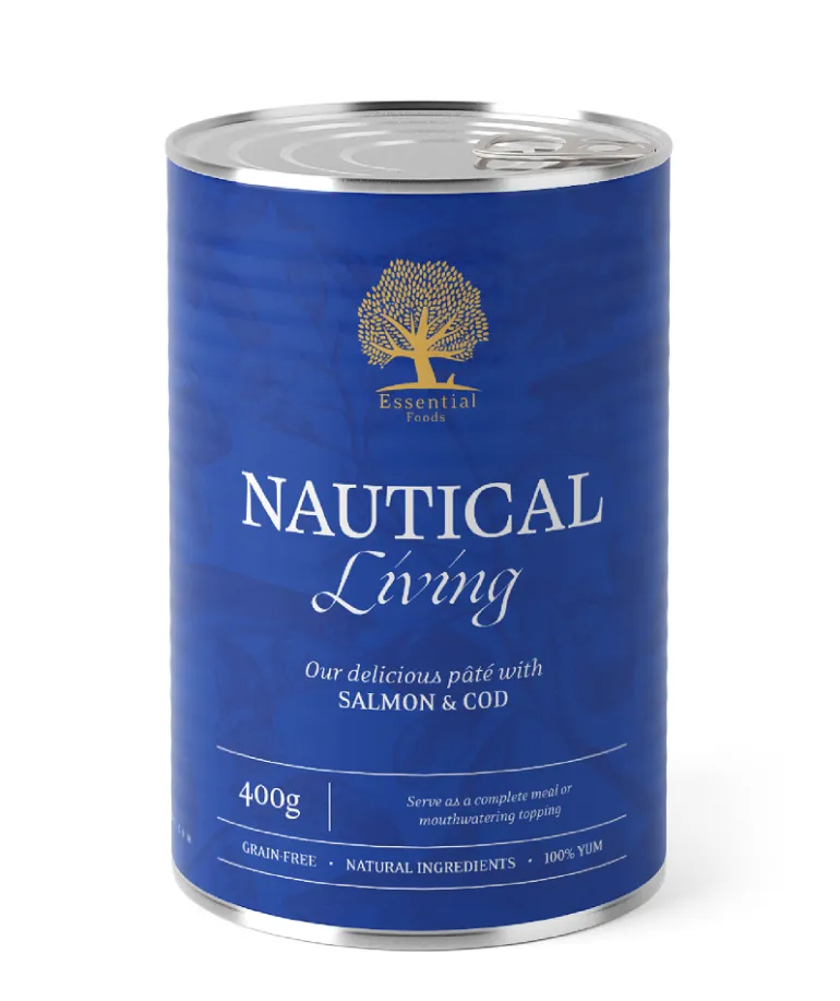 ESSENTIAL NAUTICAL LIVING PATÈ 400 g koiran märkäruoka