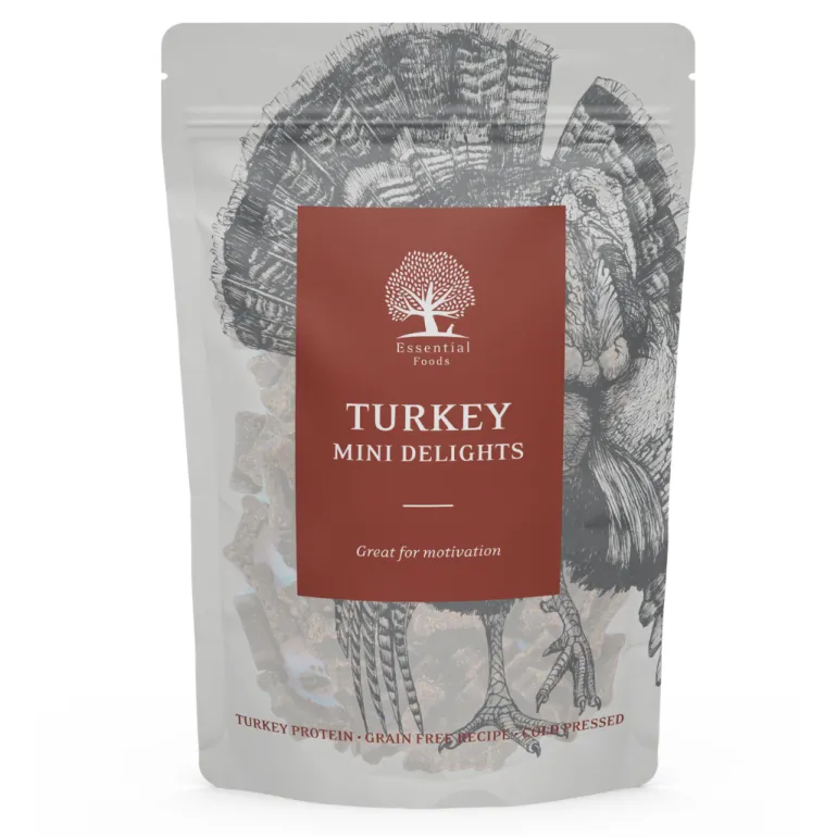 ESSENTIAL TURKEY MINI DELIGHTS 100 g kalkkunamakupala