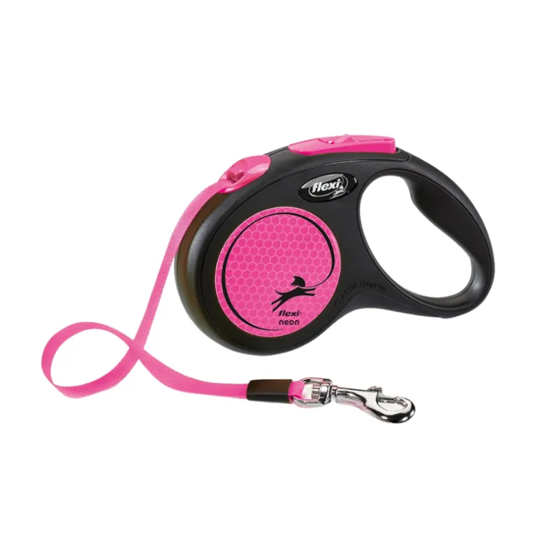 Flexi New Neon 5m kelatalutin nauhalla S