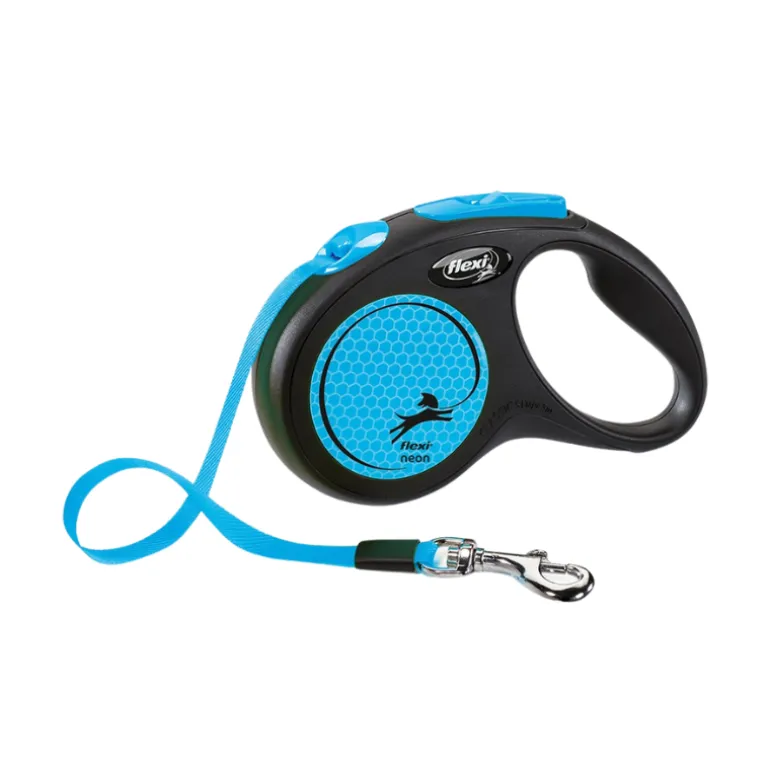Flexi New Neon 5m kelatalutin nauhalla S