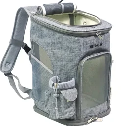 Freedog K2 Pro lemmikin kuljetusreppu, harmaa
