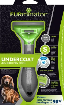 Furminator Long Hair S pienille pitkäkarvaisille koirille