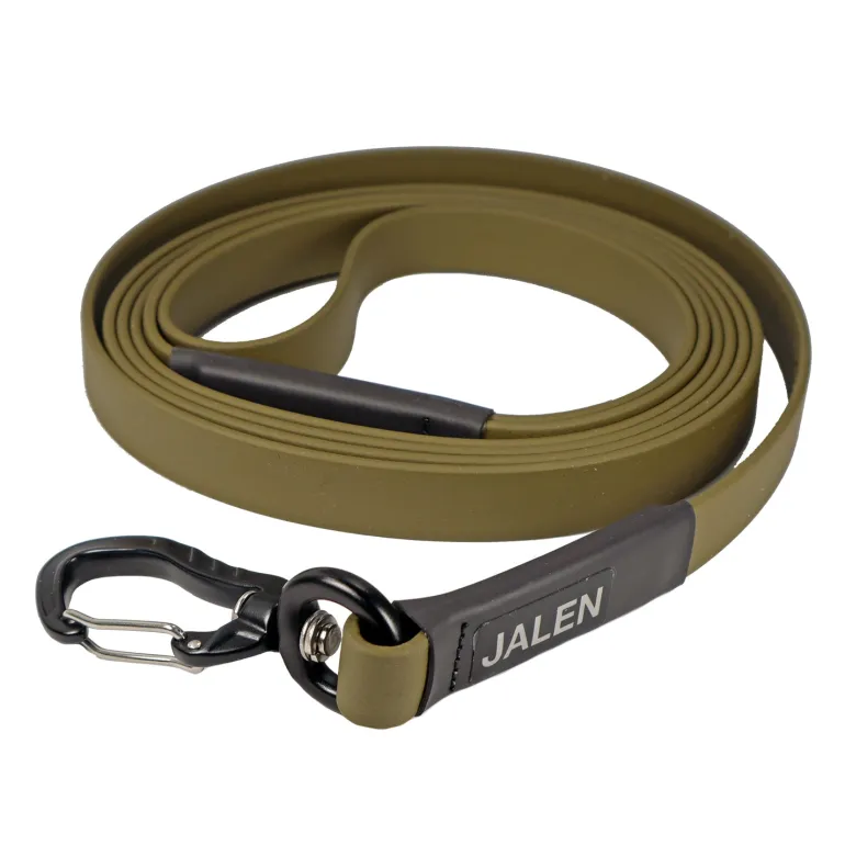 JALEN Biothane talutin alumiinilukolla 2m, olive