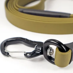 JALEN Biothane talutin alumiinilukolla 2m, olive