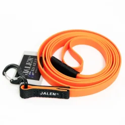 JALEN Biothane talutin alumiinilukolla, oranssi