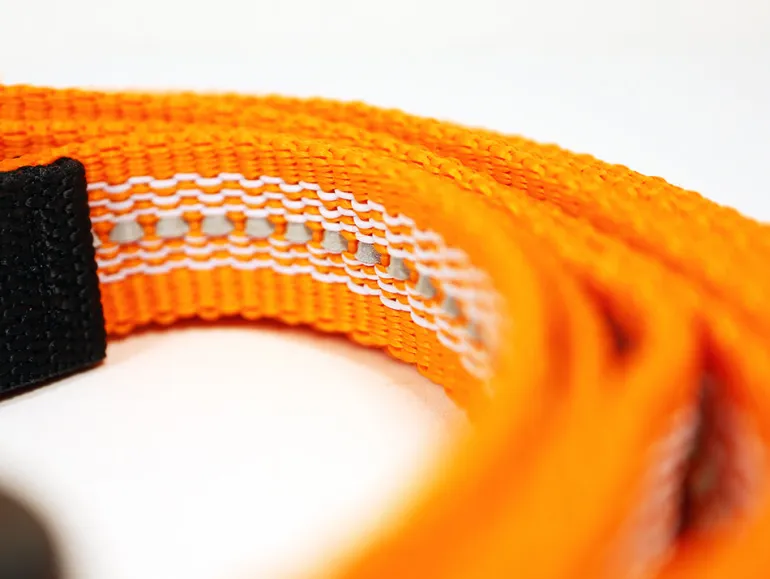 JALEN Grip monitoimihihna heijastava alumiinilukolla 3 m, oranssi