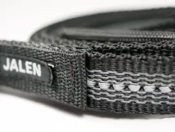 JALEN Grip talutin heijastava alumiinilukolla 2 m, musta