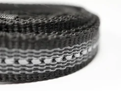 JALEN Grip talutin heijastava alumiinilukolla 2 m, musta