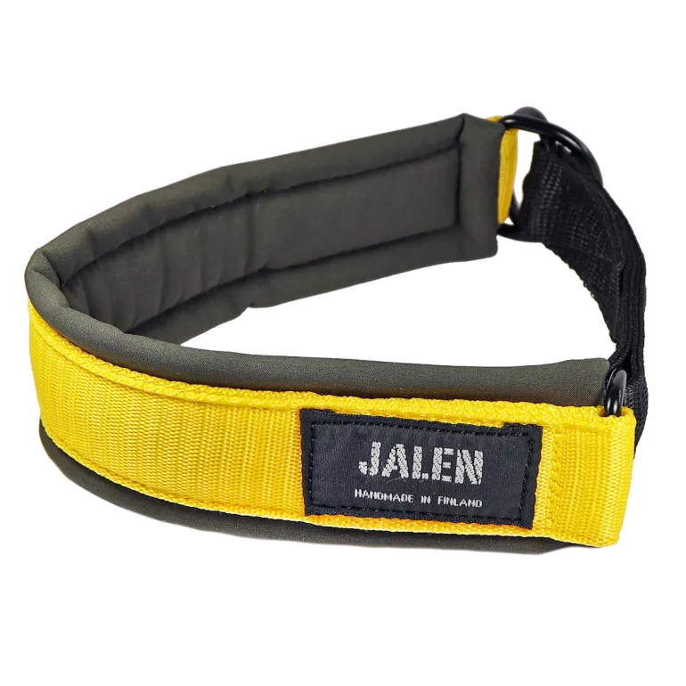 JALEN Puolikiristävä kaulapanta, keltainen-oliivi