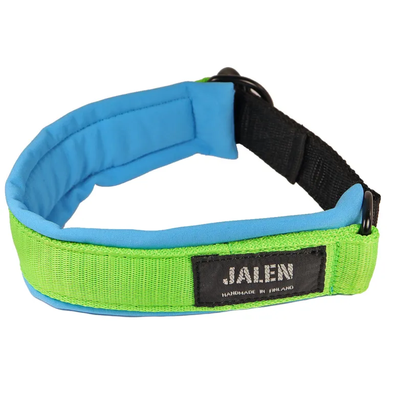 JALEN Puolikiristävä kaulapanta, lime-turkoosi