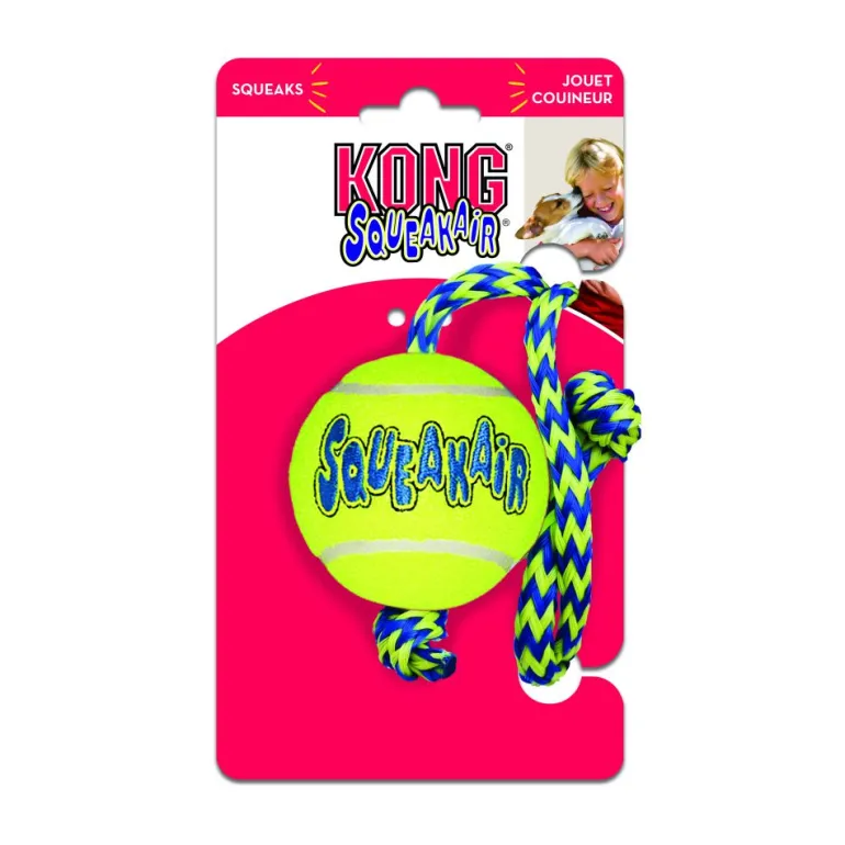 Kong SqueakAir Tennispallo narulla