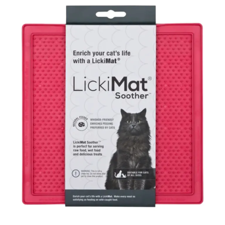 LickiMat Cat Soother kissan nuolumatto, pinkki
