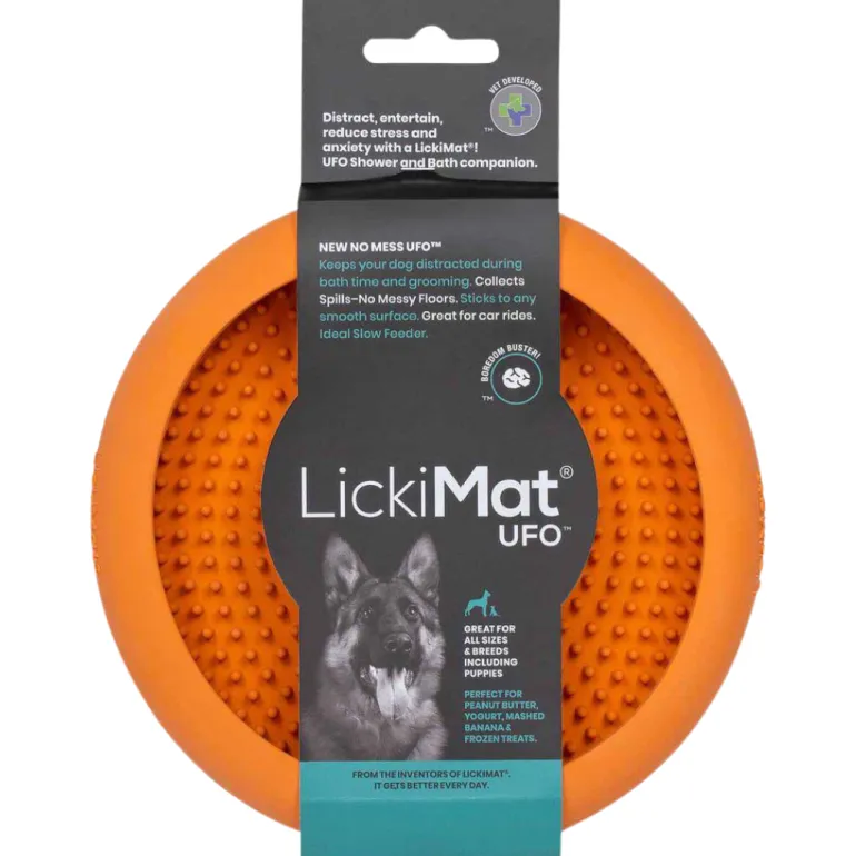 LickiMat Ufo aktivointikuppi, oranssi