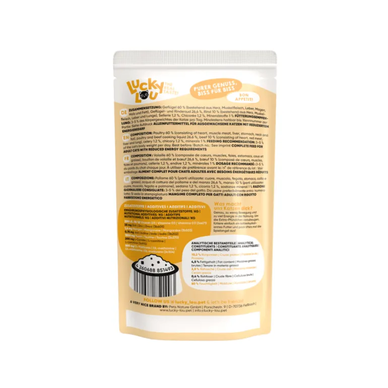 Lucky Lou LS Sterilised siipikarja ja nauta 125 g