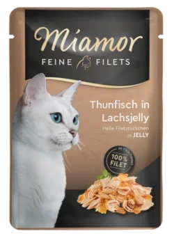 Miamor Feine Filets Tonnikala ja Lohi hyytelössä 100 g kissan märkäruoka