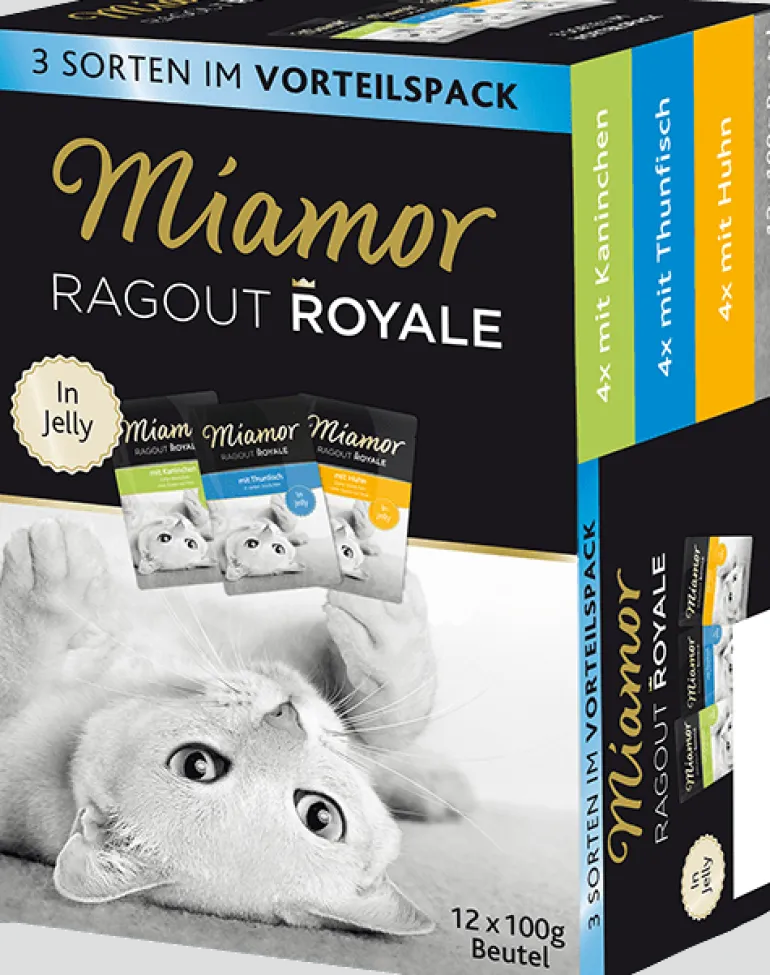 Miamor Ragout Royale Kani, tonnikala ja kana 12x100g monipakkaus
