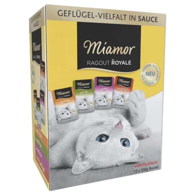 Miamor Ragout Royale siipikarja kastikkeessa lajitelma 12x100 g