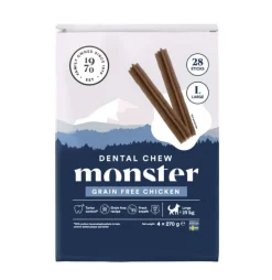 Monster Dog Dental Chew Grain Free Chicken L