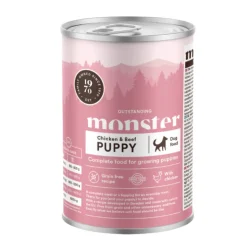 Monster Dog Puppy nauta ja kana 400 g