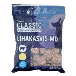 Murren Classic Lihakasvis-mix 1 kg koiran raakaruoka