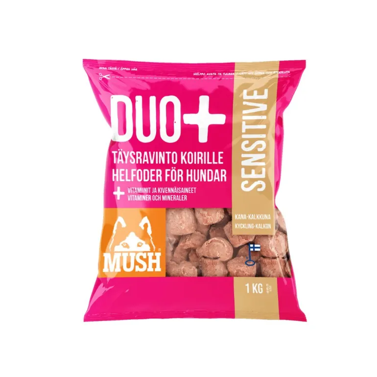 MUSH DUO+ Sensitive Kana-kalkkuna
