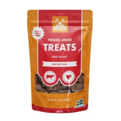 MUSH Freeze-dried Treat pakastekuivattu naudan sydän 55 g