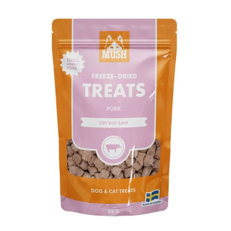 MUSH Freeze-dried Treat pakastekuivattu possu 55 g