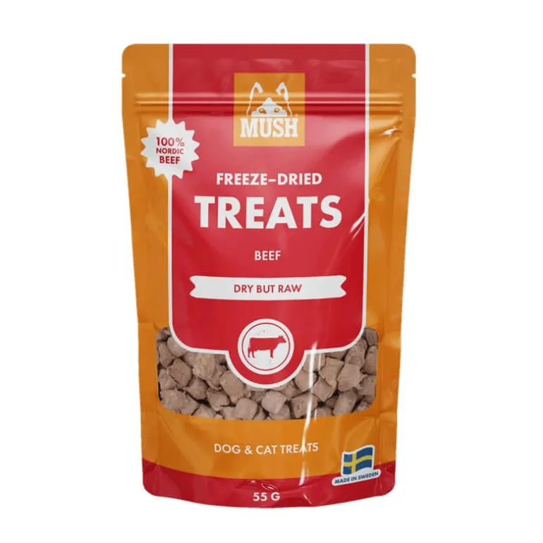 MUSH Freeze-dried Treat pakastekuivattu nauta 55 g