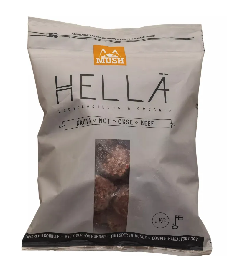 MUSH Hellä Nauta koiran täysravinto
