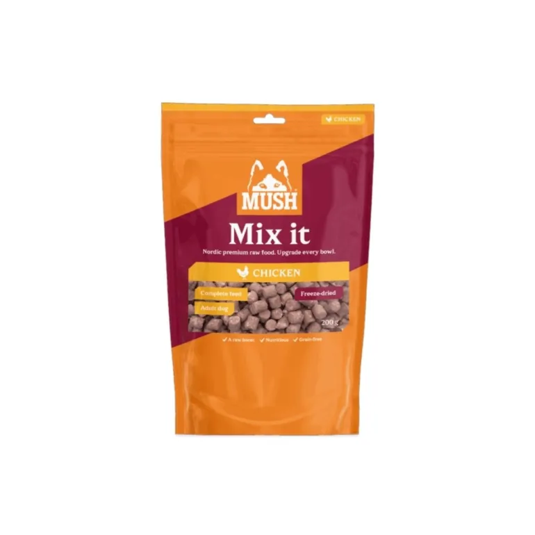 MUSH Mix it kana Freeze-Dried koiranruoka 200 g
