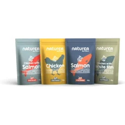 Naturea Cat Kana ja lohi kissan märkäruoka 85 g