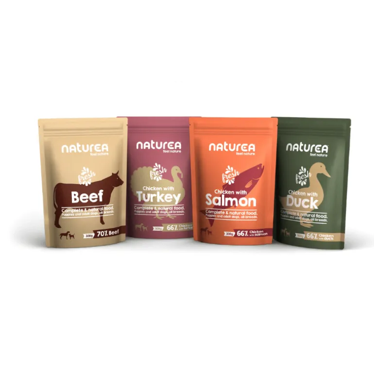 Naturea Dog Kana ja kalkkuna koiran märkäruoka 300 g