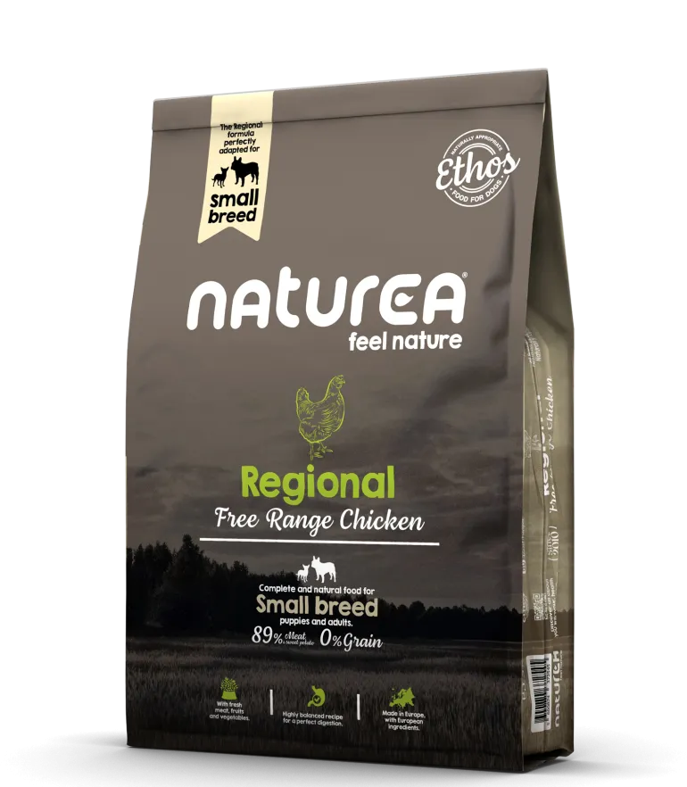 Naturea Ethos Regional Chicken Small Breed viljaton koiranruoka pienille koirille