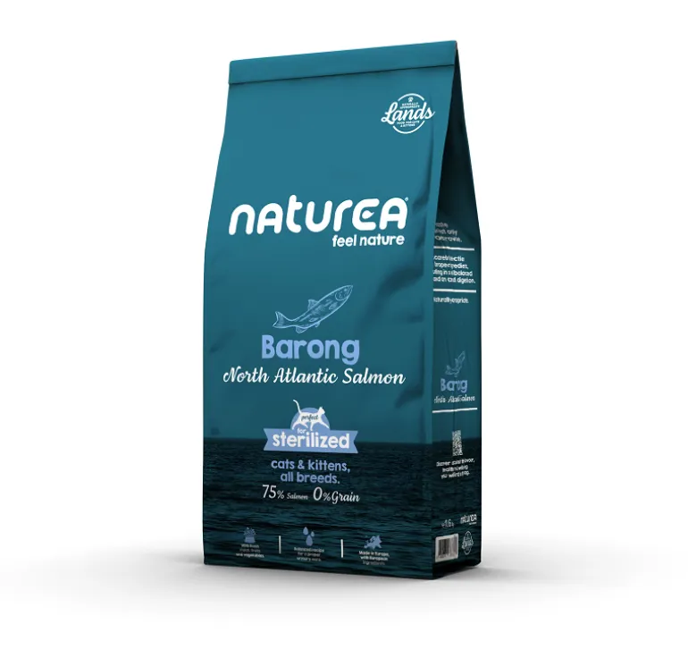 Naturea Lands Barong Salmon kissan kuivaruoka