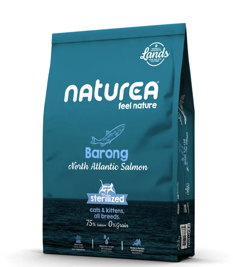 Naturea Lands Barong Salmon kissan kuivaruoka