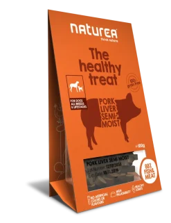 Naturea Treats Pork liver 100 g koiran makupala