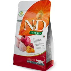 N&D Cat Adult Viiriäinen ja kurpitsa viljaton kissan kuivaruoka