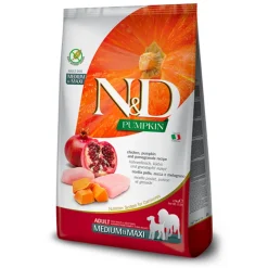 N&D Dog Pumpkin Kana viljaton kuivaruoka 12 kg