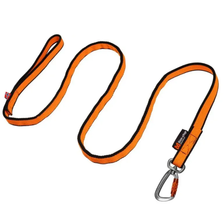 Non-stop dogwear Bungee Leash vetonaru, oranssi