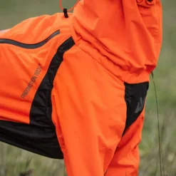 Non-stop dogwear Fjord overall koiran sadehaalari, oranssi