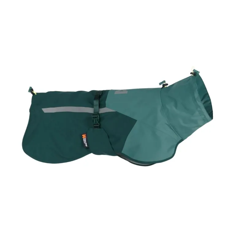 Non-stop dogwear Fjord raincoat 2.0 koiran sadetakki, teal