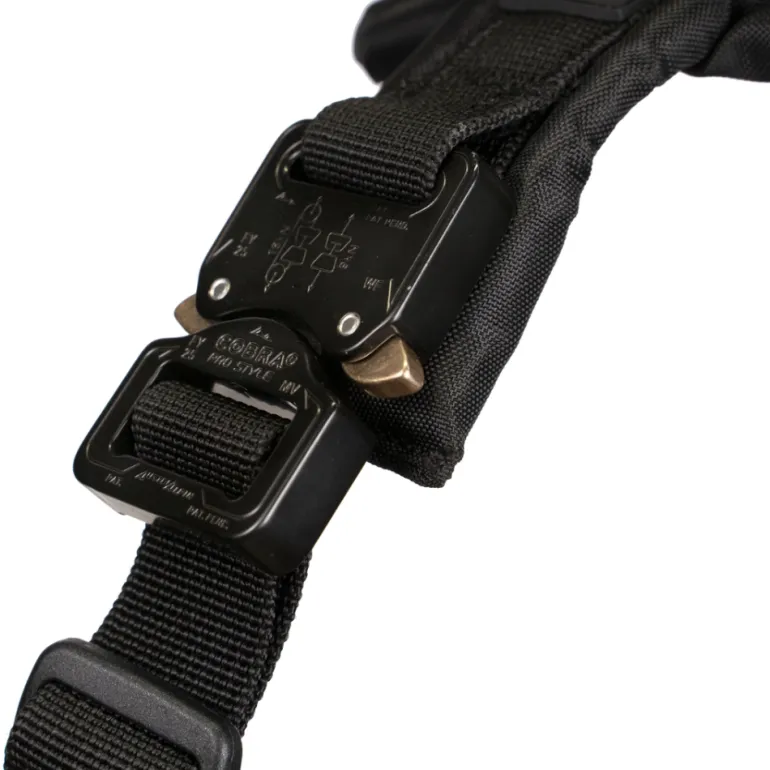 Non-stop dogwear Line harness Grip Defense koiran valjaat, musta