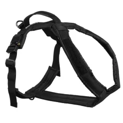 Non-stop dogwear Line harness Grip Defense koiran valjaat, musta